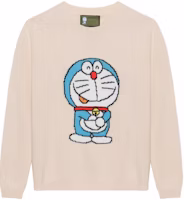 (Women) Gucci x Doraemon SS21 Ivory Cartoon Print Wool Sweater 655654-XKBVW-8002 (Women) Gucci x Doraemon SS21 Ivory Cartoon Print Wool Sweater 655654-XKBVW-8002