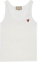 (Women) Gucci x Harry Styles SS23 Heart Print Sleeveless Tank Top Women White 620427-XJE3Y-9791 (Women) Gucci x Harry Styles SS23 Heart Print Sleeveless Tank Top Women White 620427-XJE3Y-9791