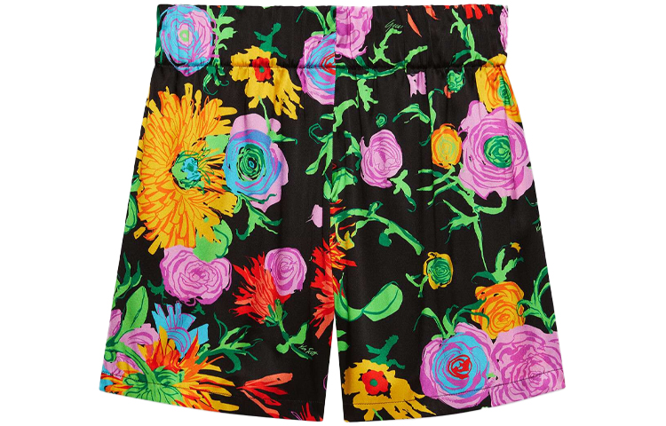 (Women) GUCCI Ken Scott Epilogue Floral Print Silk Shorts Multicolor 652686-XUACI-1024 圖 3