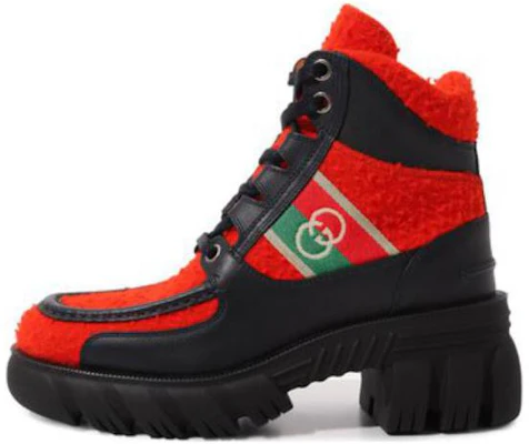 (W) Stivali Alti alla Caviglia Gucci x North Face ''Rosso Nero'' 681771-2JW20-6571 Buy (W) Stivali Alti alla Caviglia Gucci x North Face ''Rosso Nero'' 681771-2JW20-6571