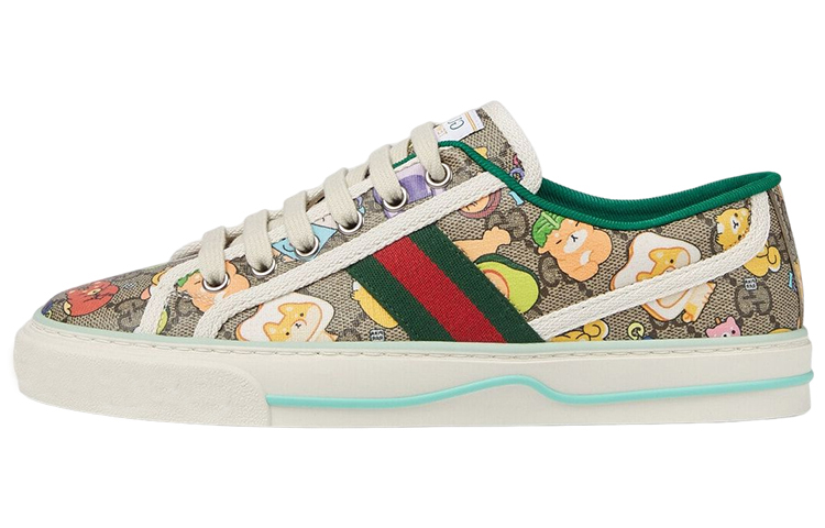 (Women) Gucci x Pikarar Tennis 1977 Shoes 'Animal Print' 737503-FABOQ-8941