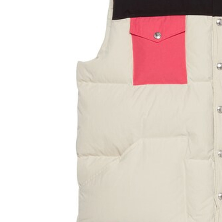 (Women) GUCCI TNF  SS22 Puffer Vest Logo Print Ivory White. 672459-XAAEP-9202 圖 5