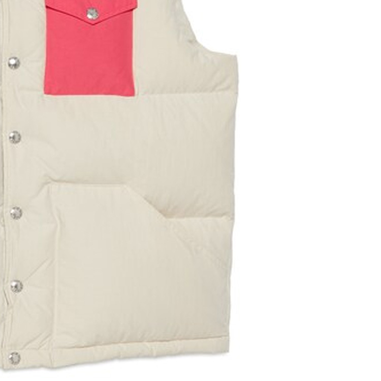 (Women) GUCCI TNF  SS22 Puffer Vest Logo Print Ivory White. 672459-XAAEP-9202 圖 6