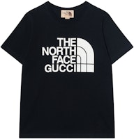 (Women) Gucci x The North Face Black Logo Print Crew Neck T-Shirt 615044-XJDBZ-1289 (Women) Gucci x The North Face Black Logo Print Crew Neck T-Shirt 615044-XJDBZ-1289