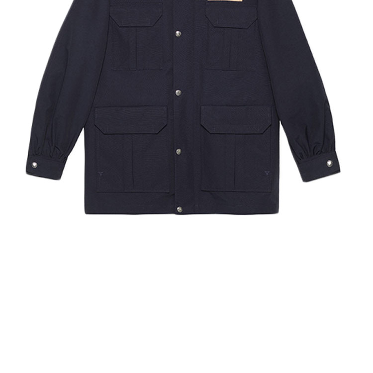 Details for (W) Gucci x The North Face 黑色logo印花多口袋連帽外套 649245-ZKRXK-4323