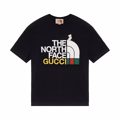 (Women) Gucci TNF Black Logo Print Short Sleeve T-Shirt 615044-XJDTG-1082