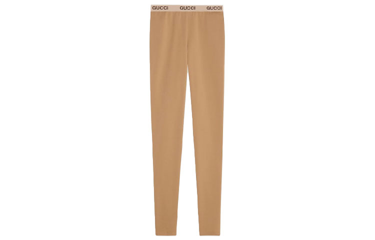 (Women) Gucci x The North Face Camel Logo Print Leggings 672400-XJDS6-2597