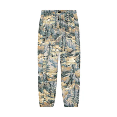 (Women) Gucci TNF Forest Print Zipper Joggers FW21 663742-ZAHTA-3229
