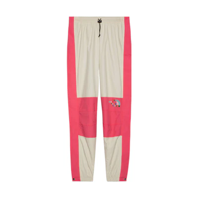 (Women) Gucci TNF FW22 Colorblock Logo Embroidered Pants White 663742-ZAH9F-9197