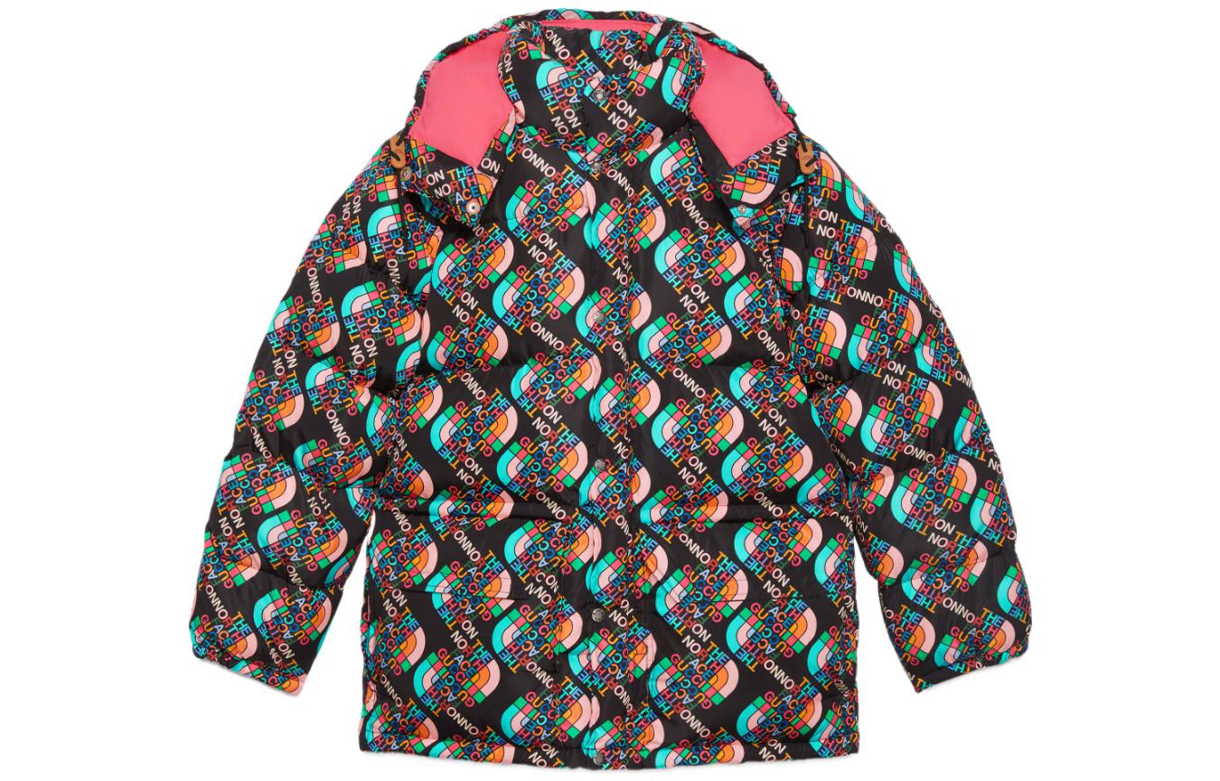(Women) Gucci x The North Face FW22 Logo Print Black Jacket 672452-XAAET-1075