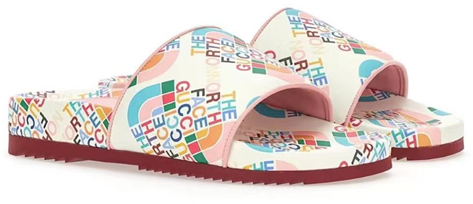 (Women) Gucci x The North Face Leather Sandal 'White Multicolor' 685636-CPDH0-5880 Order (Women) Gucci x The North Face Leather Sandal 'White Multicolor' 685636-CPDH0-5880