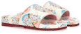 (W) Sandal Kulit Gucci x The North Face 'Putih Pelbagai Warna' 685636-CPDH0-5880