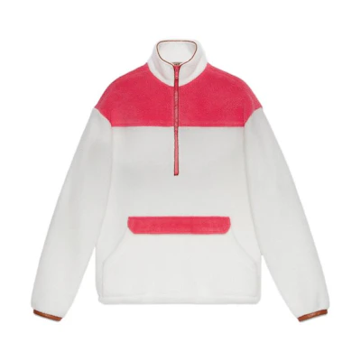 (Women) Gucci TNF Logo High Neck Jacket Cream White 673724-XJDUK-9799