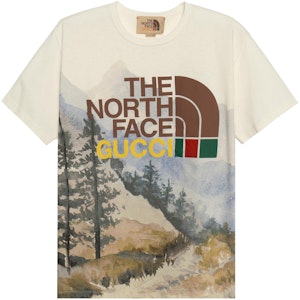 (W) Gucci x The North Face 標誌風景印花象牙色T恤 672475-XJDS8-3466 Buy (W) Gucci x The North Face 標誌風景印花象牙色T恤 672475-XJDS8-3466