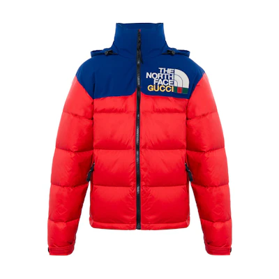 (Women) Gucci TNF Red Down Jacket with Color Block Design 663733-XLUHP-6159