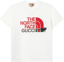 (Women) Gucci x The North Face SS22 Cat Print Crewneck Tee Beige 615044-XJDTF-9095 (Women) Gucci x The North Face SS22 Cat Print Crewneck Tee Beige 615044-XJDTF-9095