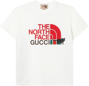 (W) Gucci x The North Face SS22 貓咪印花短袖圓領T恤 米色 615044-XJDTF-9095 Buy (W) Gucci x The North Face SS22 貓咪印花短袖圓領T恤 米色 615044-XJDTF-9095