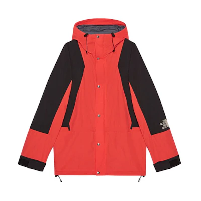 (Women) Gucci TNF SS22 Red Logo Patchwork Hoodie Jacket 663729-ZAHTG-6541