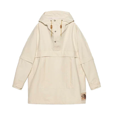 (Women) Gucci TNF White Nylon Mid-Length Trench Coat 649246-ZKRXK-9100