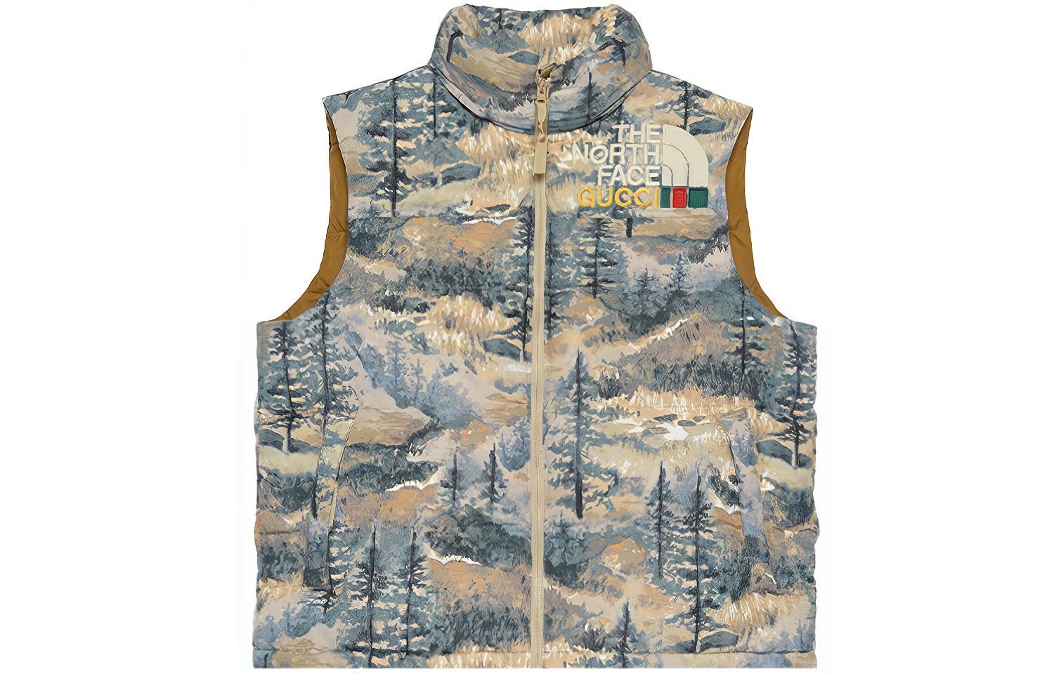 (Women) Gucci x The North Face Women’s Floral Puffer Vest Multicolor (SS22) 663739-XAADD-3229