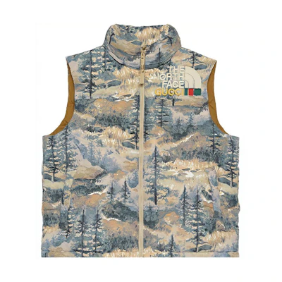 (Women) Gucci TNF Women’s Floral Puffer Vest Multicolor (SS22) 663739-XAADD-3229
