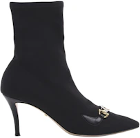 Order GUCCI 古馳 Zumi 皮革 拉鍊高跟 時尚短靴 7.5公分 女款 黑色