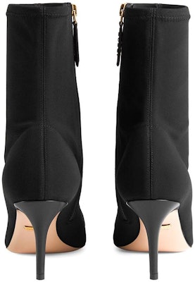 GUCCI 古馳 Zumi 皮革 拉鍊高跟 時尚短靴 7.5公分 女款 黑色 Shop GUCCI 古馳 Zumi 皮革 拉鍊高跟 時尚短靴 7.5公分 女款 黑色
