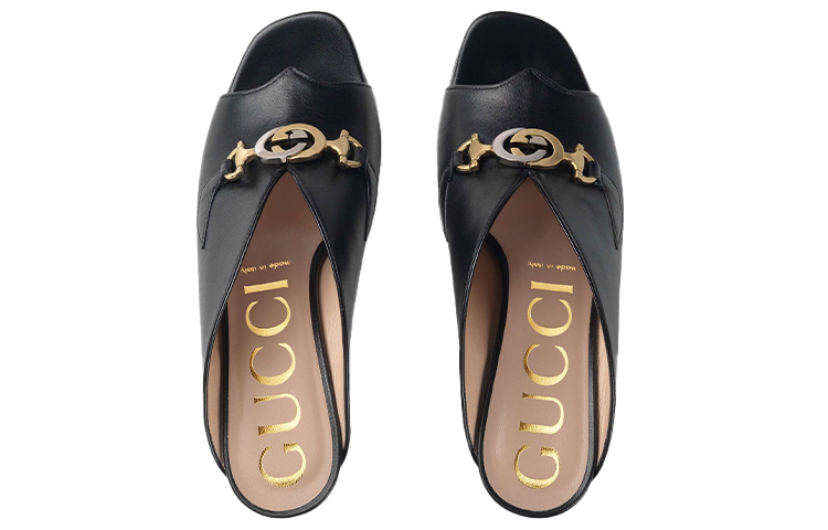 Lookbook (W) Gucci Zumi Sandalo con Tacco ''Nero'' ‎602412-C9D00-1000