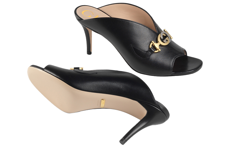 Purchase (W) Gucci Zumi Sandalo con Tacco ''Nero'' ‎602412-C9D00-1000