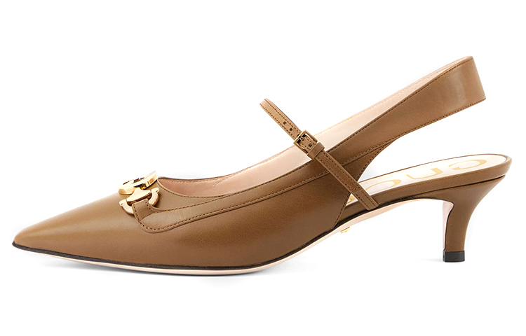 (Women) Gucci Zumi High Heel 'Light Brown' 583300-C9D00-2837