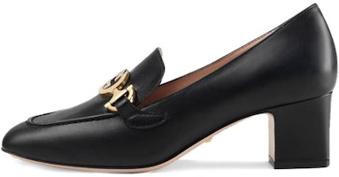 (Women) Gucci Zumi High Heel Mules 'Black Leather' 575832-C9D00-1000 (Women) Gucci Zumi High Heel Mules 'Black Leather' 575832-C9D00-1000