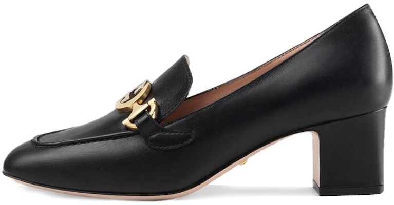 (Women) Gucci Zumi High Heel Mules 'Black Leather' 575832-C9D00-1000 Buy (Women) Gucci Zumi High Heel Mules 'Black Leather' 575832-C9D00-1000