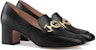 (W) Gucci Zumi Tumit Tinggi 'Kulit Hitam' 575832-C9D00-1000