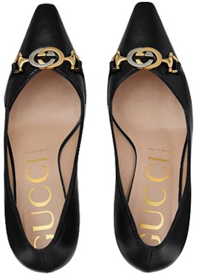 (Women) Gucci Zumi High Heel Pumps 'Black Leather' 596860-C9D00-1000 Shop (Women) Gucci Zumi High Heel Pumps 'Black Leather' 596860-C9D00-1000