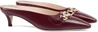 Lookbook (W) Gucci Zumi Kasut Tumit Tinggi 'Kulit Burgundy' 577053-C9D00-6629