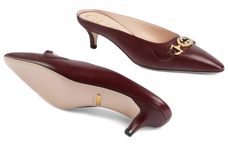 Details for (W) Gucci Zumi Hoge Hakken ''Bourgondisch Leer'' 577053-C9D00-6629