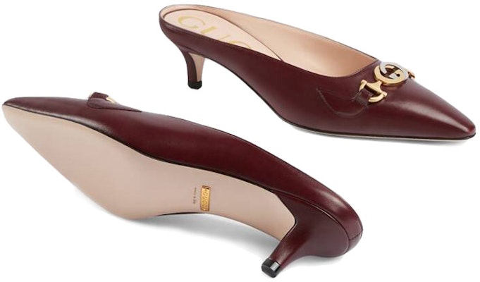 (W) Gucci Zumi高跟鞋‘酒红色皮革’ 577053-C9D00-6629 Details for (W) Gucci Zumi高跟鞋‘酒红色皮革’ 577053-C9D00-6629
