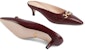 (W) Gucci Zumi Kasut Tumit Tinggi 'Kulit Burgundy' 577053-C9D00-6629