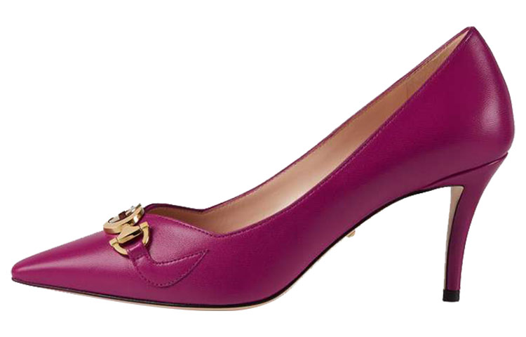 (Women) Gucci Zumi High Heel Pumps 'Purple Red' 596860-C9D00-5426