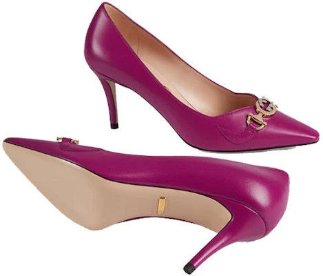 (W) Gucci Zumi Hoge Hak Pumps ''Paars Rood'' 596860-C9D00-5426 Lookbook (W) Gucci Zumi Hoge Hak Pumps ''Paars Rood'' 596860-C9D00-5426