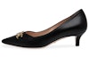 Buy (W) Gucci Zumi Kasut Tumit Tinggi Kulit 'Hitam' 596859-C9D00-1000