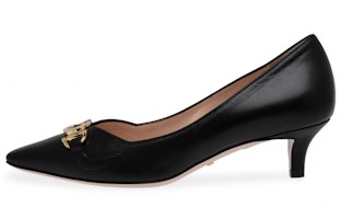 (Women) Gucci Zumi Leather Pumps 'Black' 596859-C9D00-1000 (Women) Gucci Zumi Leather Pumps 'Black' 596859-C9D00-1000