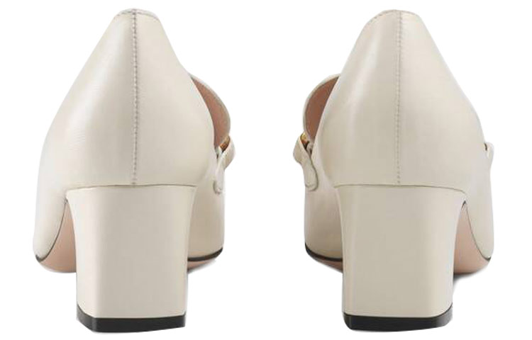 Shop (W) Gucci Zumi Sandal Hak Rendah 'Putih' 575832-C9D00-9022