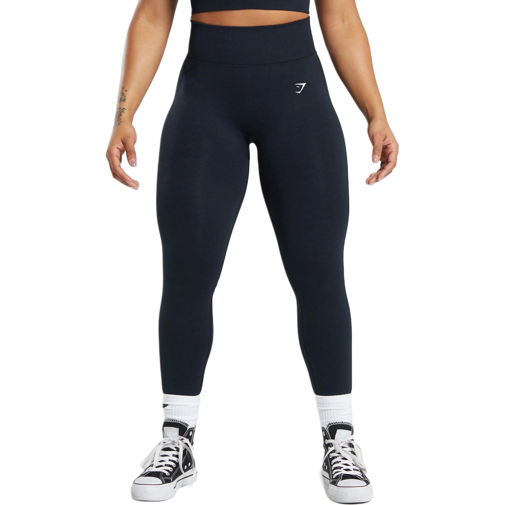 (Women) GYMSHARK High-Waisted Outdoor Fitness Leggings - Midnight Blue B6A9C-UCVJ