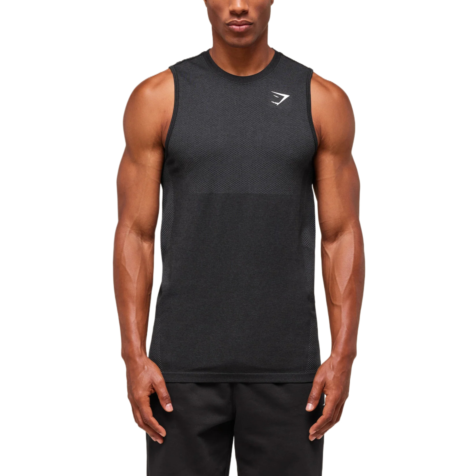 Gymshark Vital Seamless Tank - Comfortable, Stylish, Simple Crewneck Vest A2B4Y-BBMW
