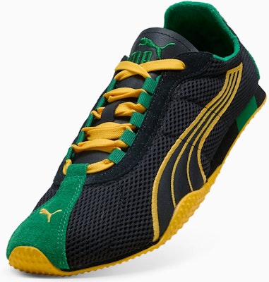 (W) H-Street 스케이트보드 신발 푸마 블랙/옐로우 시즐 403775-02 1