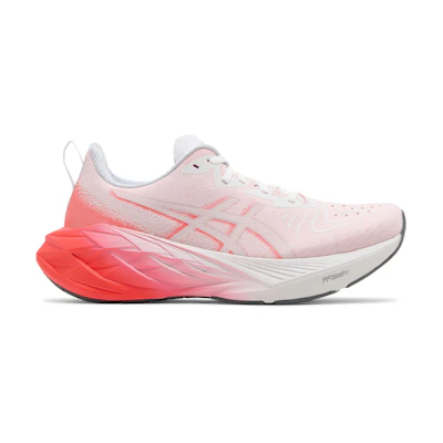 (W) Hakaone Ekiden ASICS Novablast 4 'White Sunrise Red'