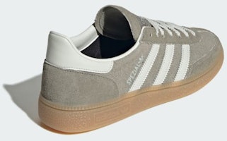 (W) Adidas Handball Spezial Silver Pebble/Orbit Grey/Gum Kasut Sneaker. JR0850 Details for (W) Adidas Handball Spezial Silver Pebble/Orbit Grey/Gum Kasut Sneaker. JR0850