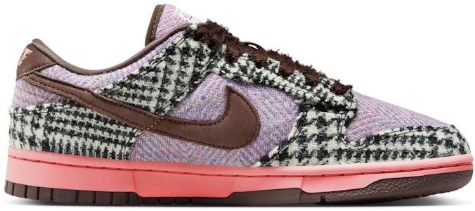 (W) Harris Tweed x Nike Dunk Low 紫粉配色 HQ5036-902 Details for (W) Harris Tweed x Nike Dunk Low 紫粉配色 HQ5036-902