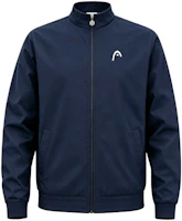 HEAD SS26 Breaker Solid Color Zip Tennis Jacket for Men. 811186NAVYBLUE HEAD SS26 Breaker Solid Color Zip Tennis Jacket for Men. 811186NAVYBLUE